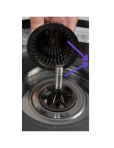 Turbina y Tuerca para aspiradora Robot Aqua