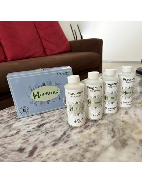 Juego de Fragancias de 125 ml con 4 Aromas para aspiradora Robot Aqua